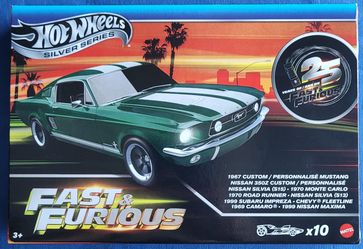 Hot Wheels Silver Series Fast & Furious 10-Pack