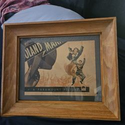 Framed Vintage Poster 