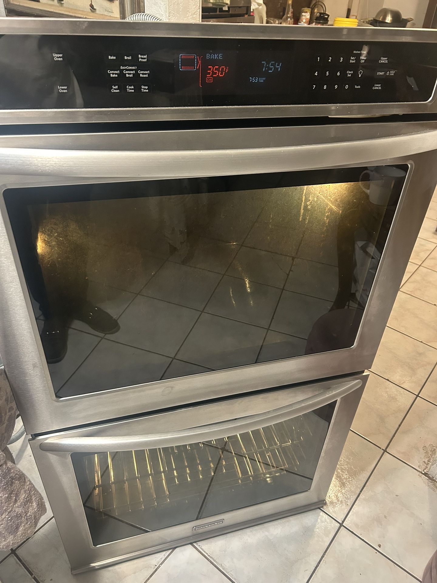 Kitchen Aid Double Wall Oven 30” Inch