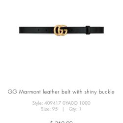Gucci belt 