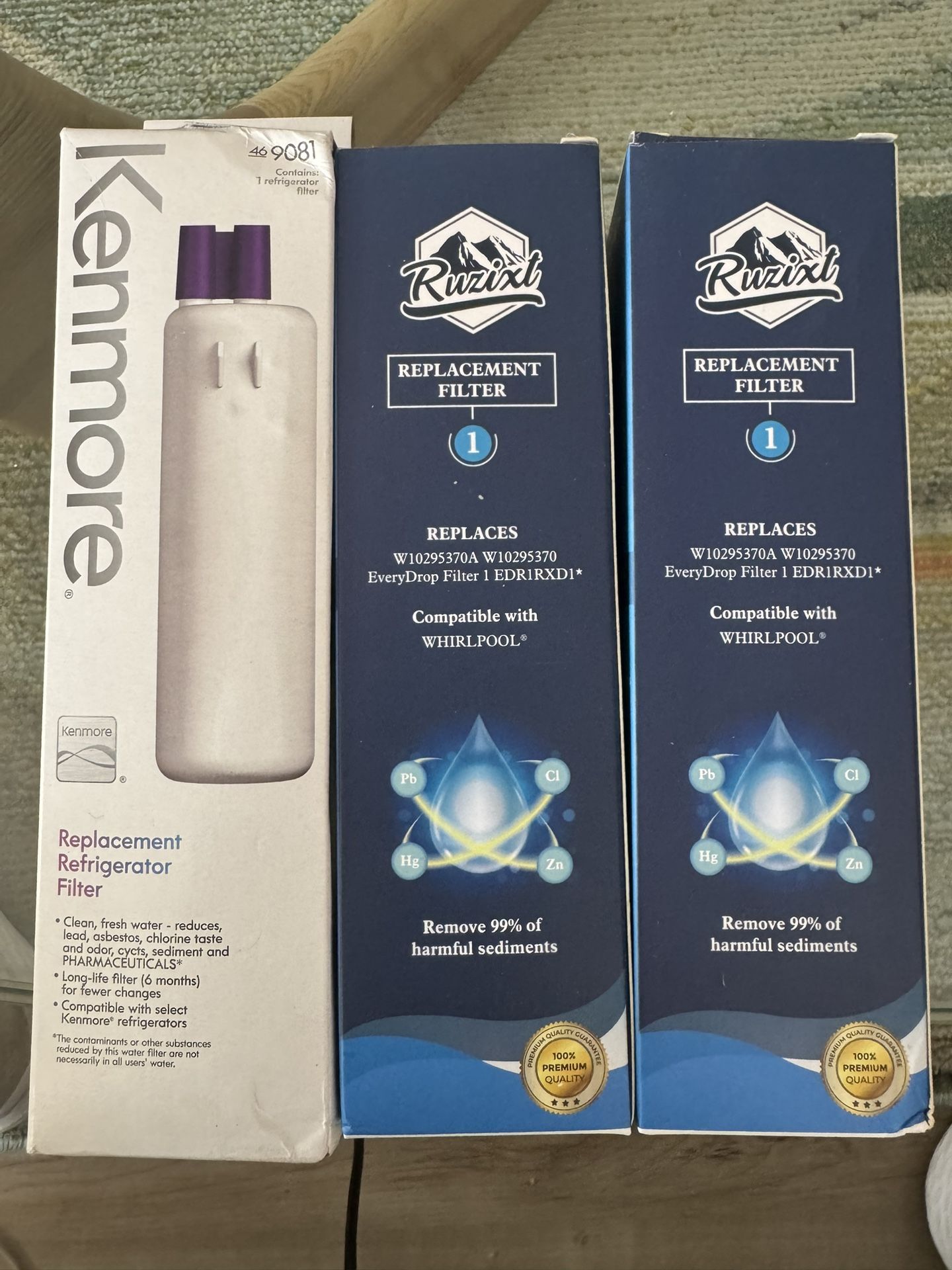 Whirlpool/Kenmore Replacement Refrigerator Filters