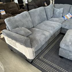 Sectional Sofa With Ottoman 