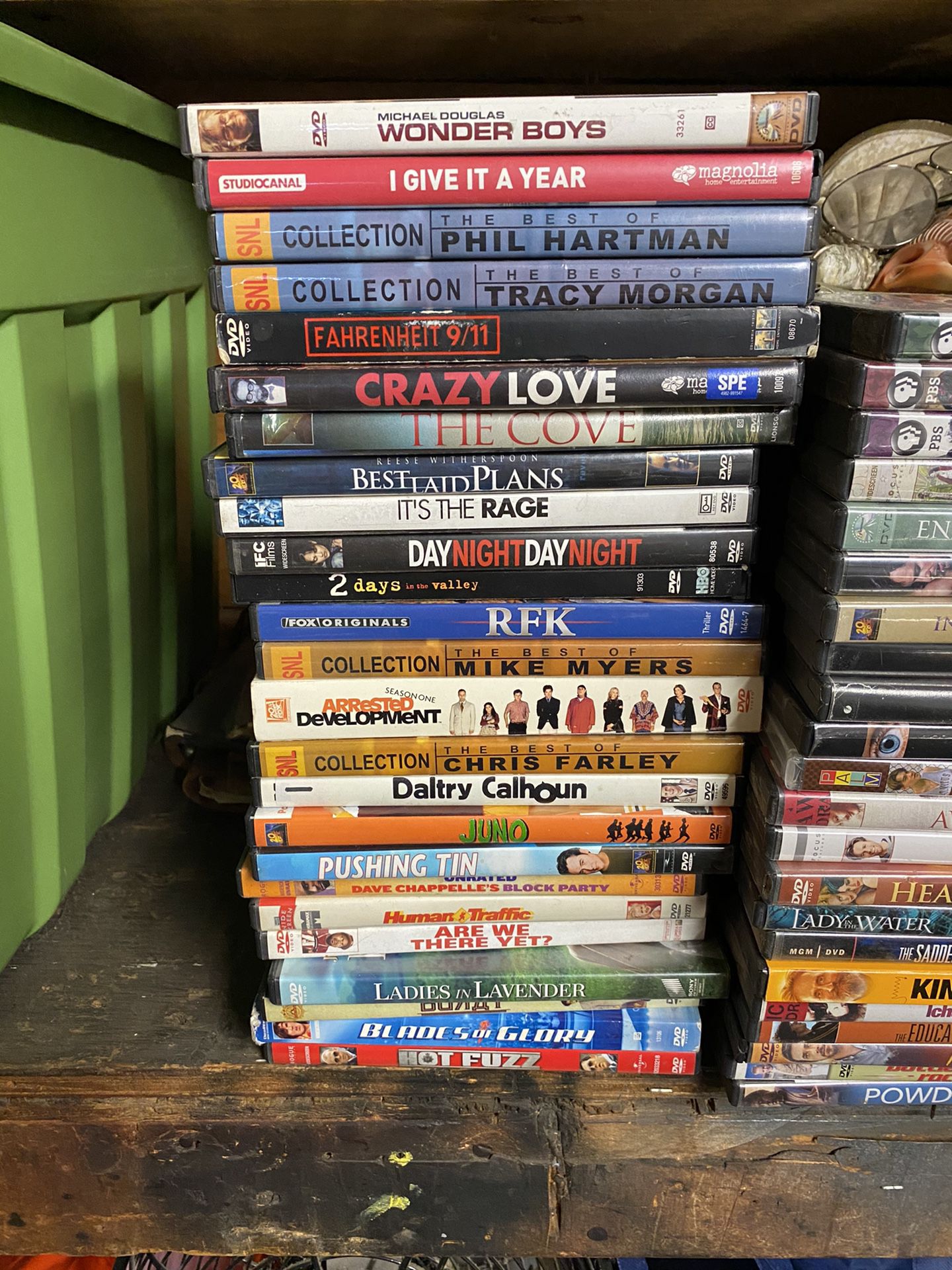 Large Lot of DVDs (50¢) and Blu Ray Movies ($1)