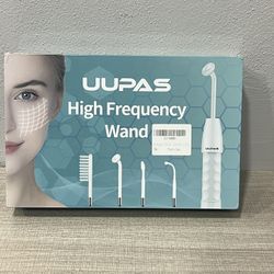 NEW Open Box UUPAS High Frequency Wand 4-in-1 Facial Machine Violet Argon Acne Therapy