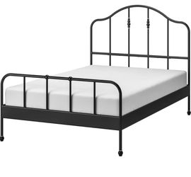 Metal queen bed frame