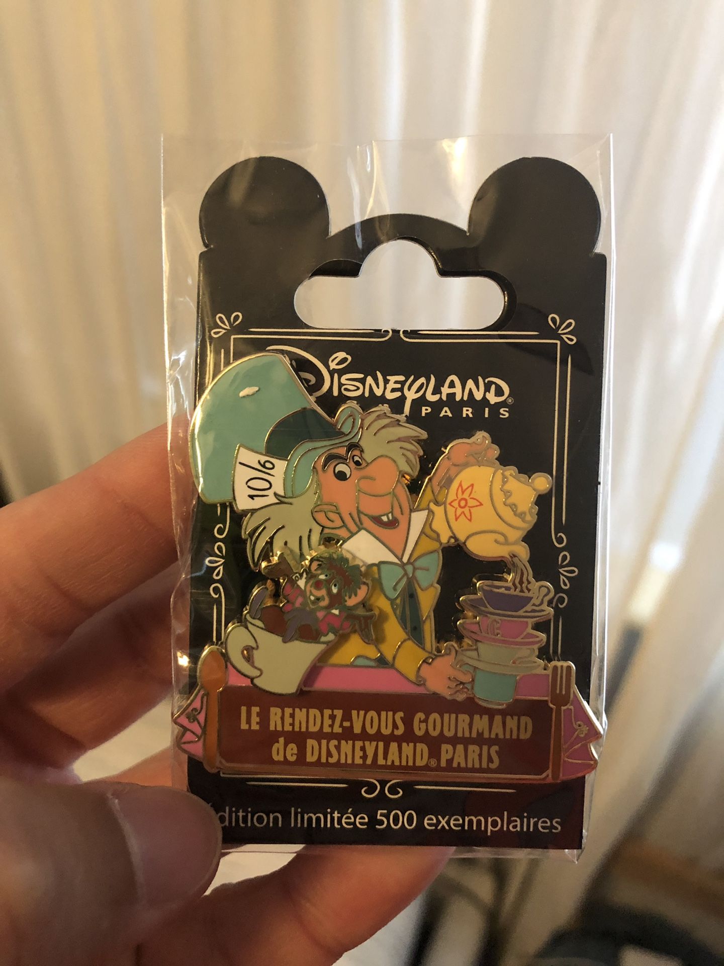 Disney Paris pin mad hatter