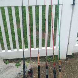 6 Fishing Poles