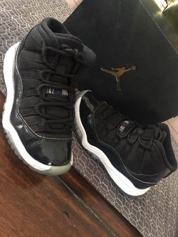 Kids space jams 45 Jordans 11s
