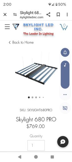 Grow Light Led Sky680 Pro With Cord (Have 30))