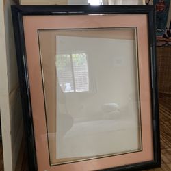 Large Black Frame With Glass 