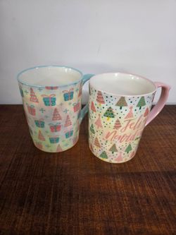 Set de 2 tasas de navidad