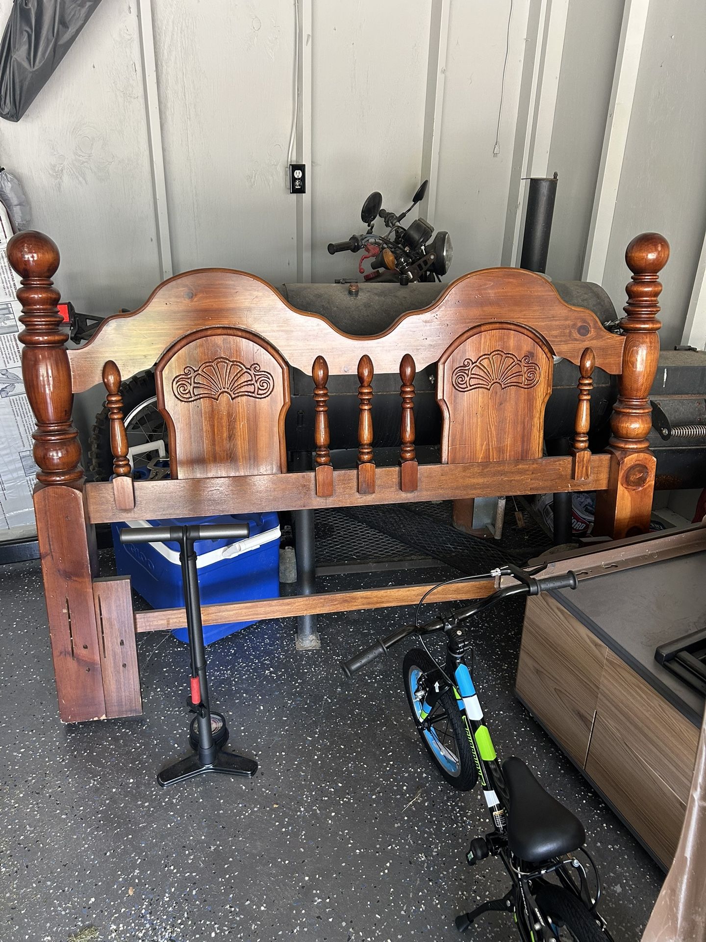 Vintage Queen Bed Frame & Box Springs