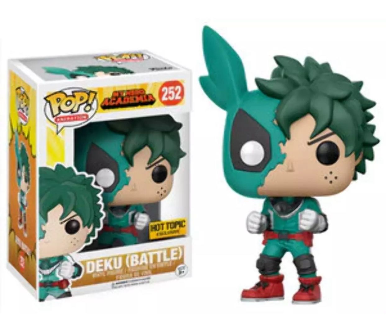 Funko POP! Animation: My Hero Academia - Deku Battle (Hot Topic) #252