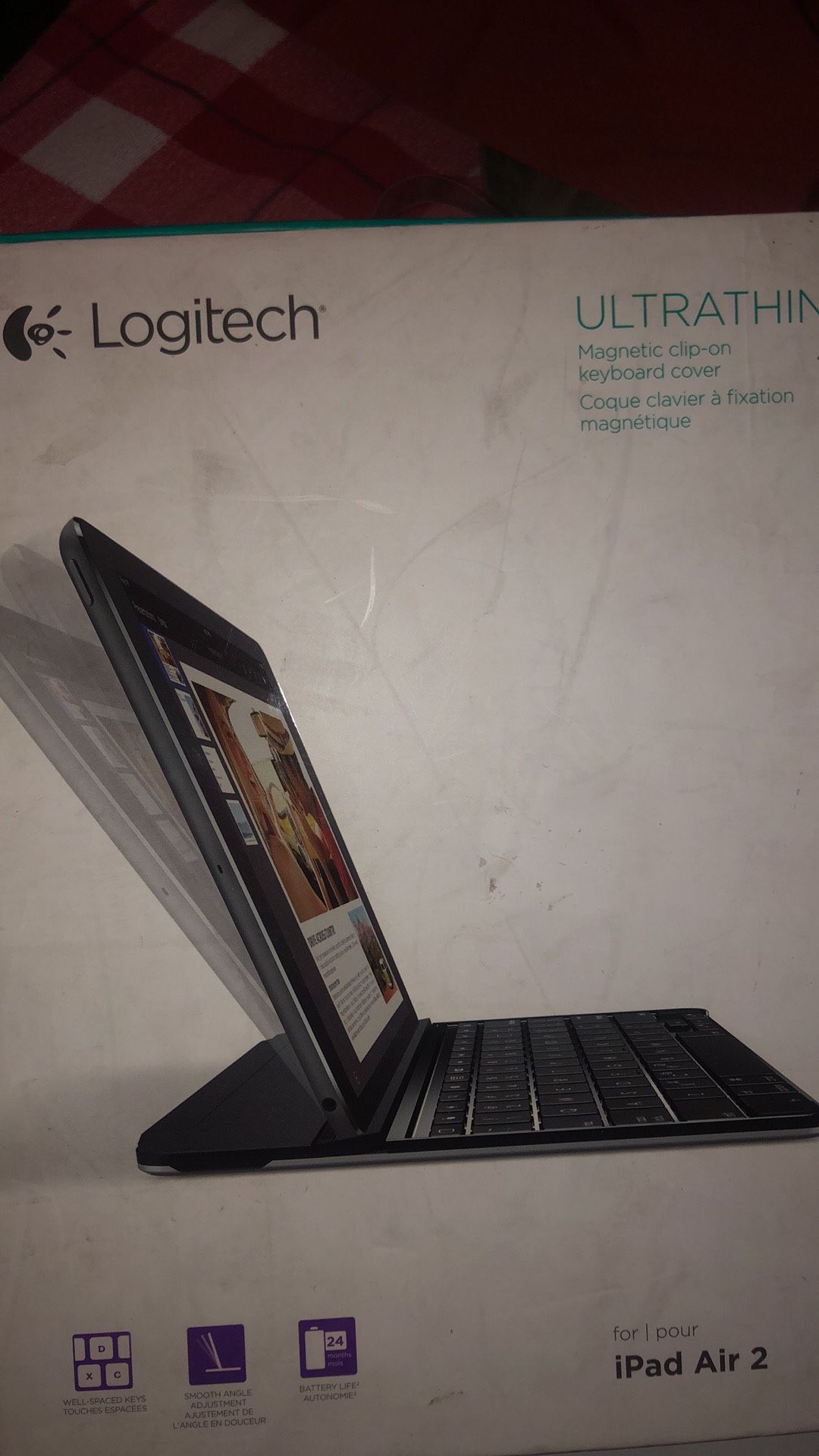 Logitech case for iPad Air 2