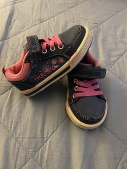 Baby Girls Toddler Shoes Sz 5c ,tenis De Niña Pequeña 
