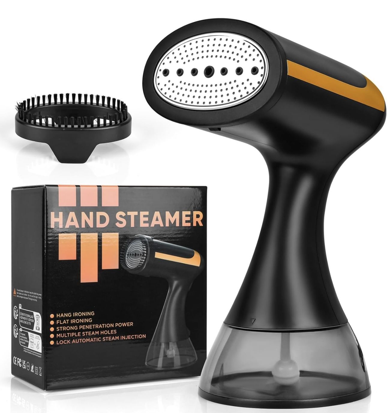 Steamer for Clothes, 1500W Handheld Steamer for Clothes, 300ml Tank Portable