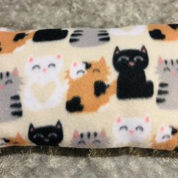 Soft Cat Pillow made with Fleece 7-1/2”x13” New