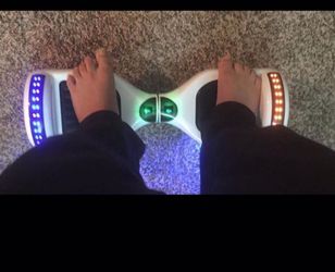 Hooverboard with led lights