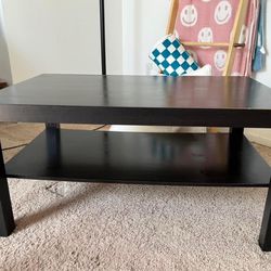 Black IKEA Coffee Table
