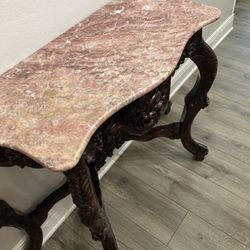 Oriental Carved Sofa Table 