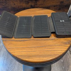Portable Battery With Solar Panels And Wireless Charging 