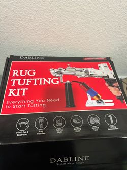 Carpet tufting kit