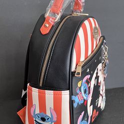 DISNEY LOUNGEFLY BACKPACK! STITCH HALLOWEEN THEMED!!  BRAND BEW AND BEAUTIFUL!  See All Photos! Perfect For The Halloween Season!!!