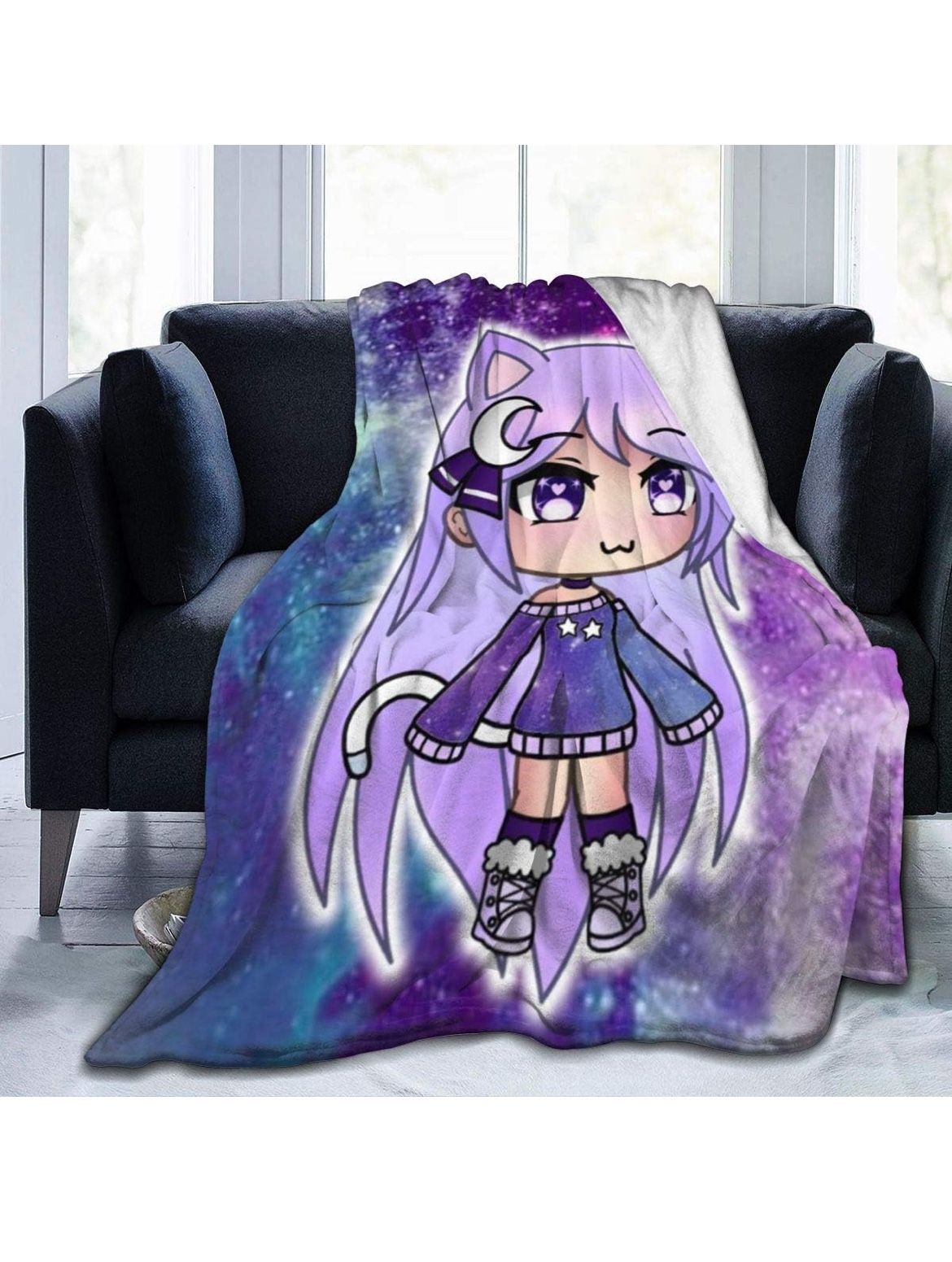 Gacha Life Manga Kawaii Super Soft Fleece Blanket 50x80 Inch *BRAND NEW*