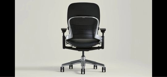 Steelcase Leap V2 Chair-Fully Loaded- Aluminum Edition