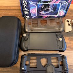 🎮 MSI Claw 8 AI Handheld Gaming PC — Ultra 7 • Intel Arc • 32GB/1TB — Case+Covers+Grips