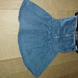 Jean Bustier Dress 