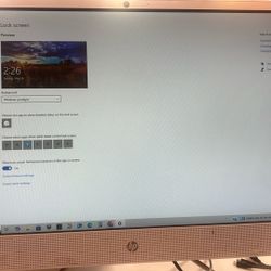 Used But good Condition ALL IN ONE HP PC touch Screen