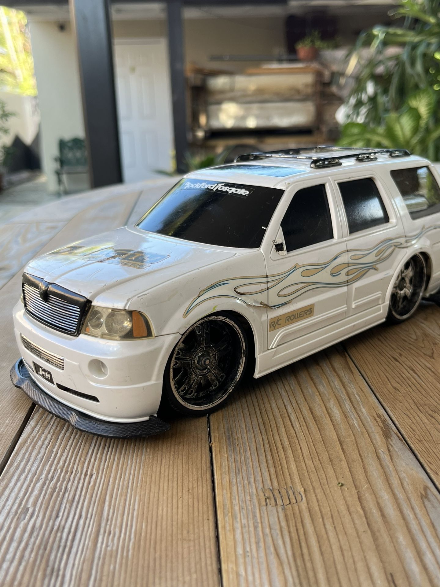 Jada Toys Lincoln Navigator Dub City R/C Rollers white rare no