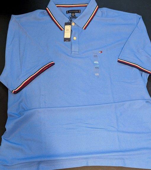 New men's Tommy 3XL Short Sleeve Collar Shirt