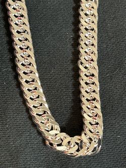 Sterling Silver Cuban Chain Necklace