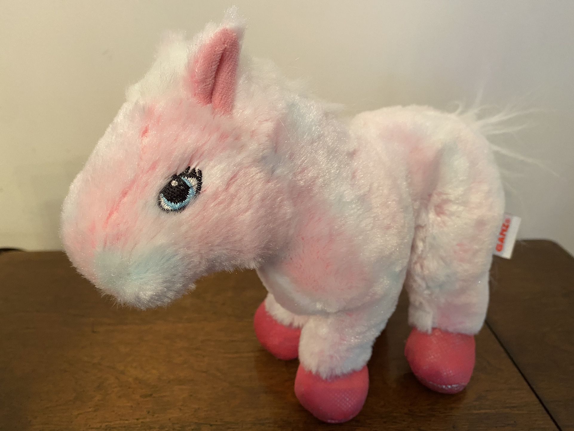 Webkinz Pink Horse Ganz Plush Stuffed Animal 