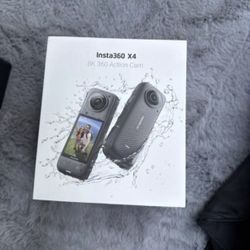 Insta 360 X4 8K 360 Degree Action Camera - Black