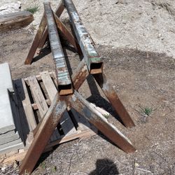 Metal Saw Horses 