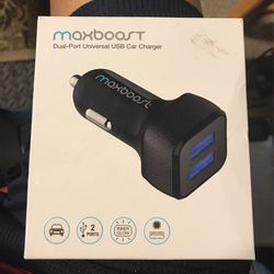 Max post Dual Port USB Car Charger 