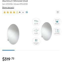 Jacuzzi PD43000 Medicine Cabinet Bathroom Storage 