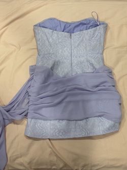 Purple Corset Short Dress 🦢💜