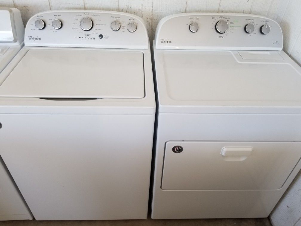 Whirlpool washer And Dryer