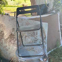 standard folding utility chair.