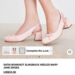 Slingback Maryjane Heels 