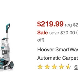 Hoover Smartwash Carpet Cleaner 