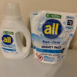 All Free&Clear Laundry Detergent (both)