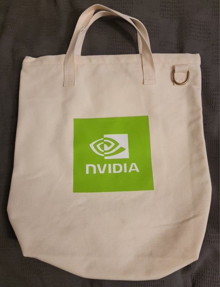 2025 NVIDIA GTC AMAZON Natural Cottom
Shopping Tote Bags Eco 16" x 14" x 3"