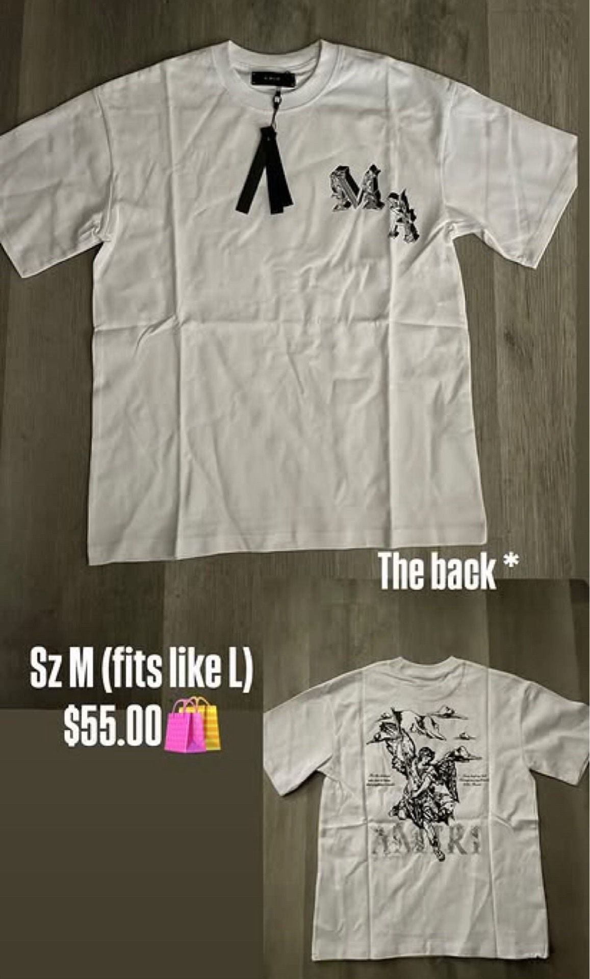 Amiri shirt Sz L