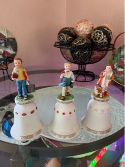 Ceramic Vintage Norman Rockwell Bell collections