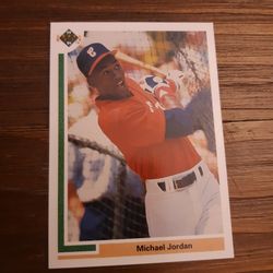 1990 UPPER DECK MICHAEL JORDAN BASEBALL ROOKIE CARD
